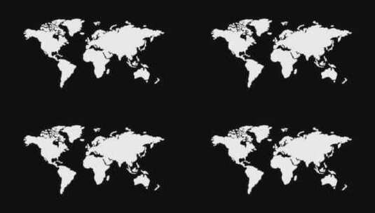 世界地图1080高清在线视频素材下载