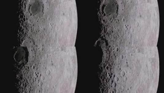 月球表面特写高清在线视频素材下载