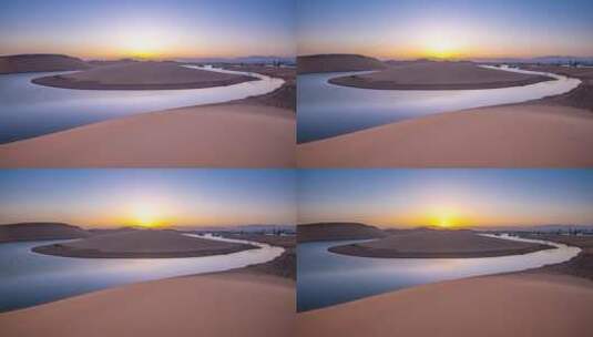 沙漠日出高清在线视频素材下载