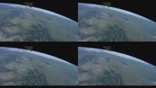 卫星按轨道飞行高清在线视频素材下载