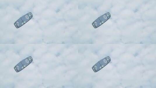 云和滑翔伞高清在线视频素材下载