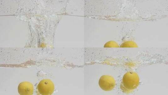 柠檬 青柠 特写 水果 食品高清在线视频素材下载