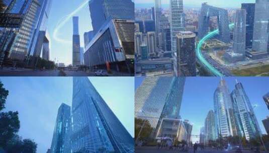 科技城市-科技北京-北京科技智慧城市高清在线视频素材下载