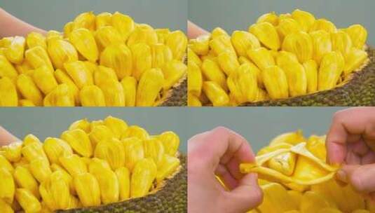 黄肉菠萝蜜高清在线视频素材下载