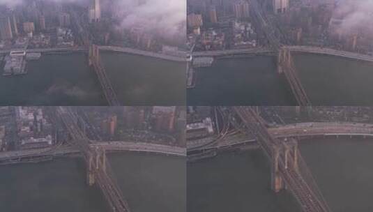 航拍纽约城市景观高清在线视频素材下载