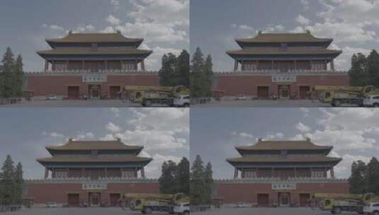 大气故宫延时 北京宣传片高清在线视频素材下载