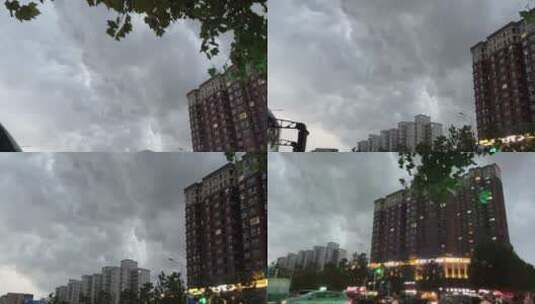 下雨前的乌云压城高清在线视频素材下载