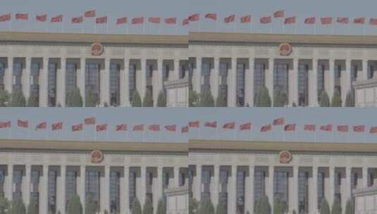 天安门红旗 大气北京 祝福祖国高清在线视频素材下载