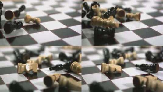 高端商务形象国际象棋视频高清在线视频素材下载