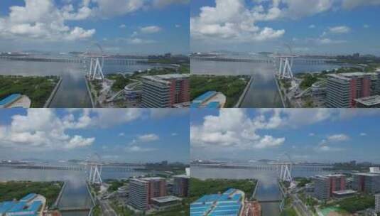 深圳前海航拍高清在线视频素材下载