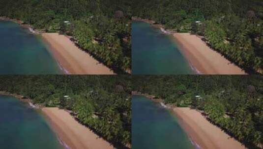 波浪滚滚的海滩高清在线视频素材下载