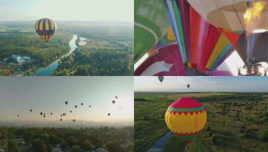 【合集】热气球升空高清在线视频素材下载