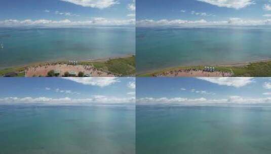青海青海湖航拍高清在线视频素材下载