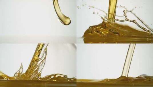 油唯美食用油一滴油高清在线视频素材下载