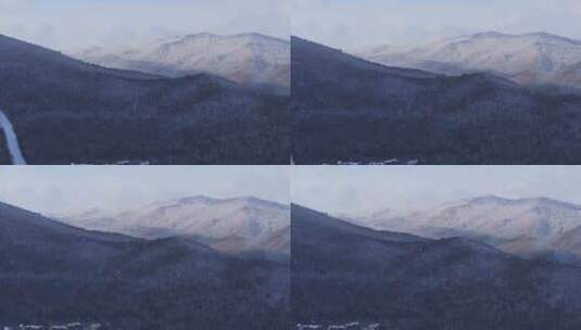 亚布力滑雪场高清在线视频素材下载