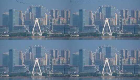 8K深圳欢乐港湾鸬鹚1高清在线视频素材下载