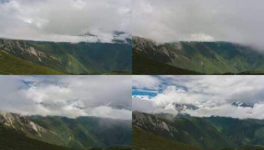 甲應村看梅里雪山1（2023.07.03）高清在线视频素材下载