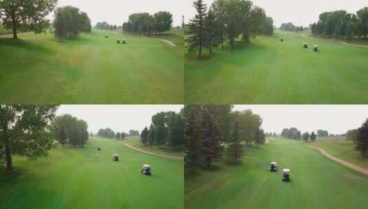 高尔夫球场高清在线视频素材下载