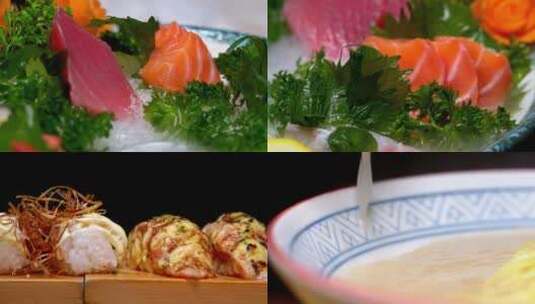 日本料理美食合集高清在线视频素材下载