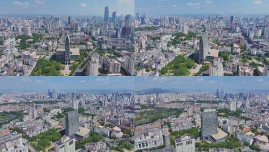 云南昆明五华区人民政府大楼与城市街道车流高清在线视频素材下载