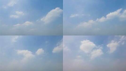 蓝天白云风景视频延时高清在线视频素材下载