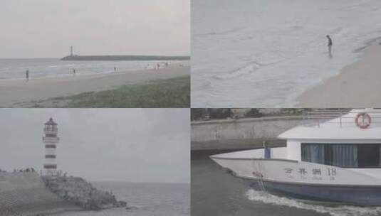 【4K 50p】海洋海浪海岸游客旅行旅游高清在线视频素材下载