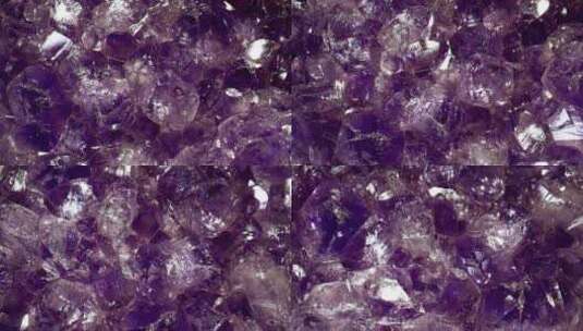紫水晶原材料高清在线视频素材下载