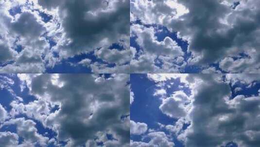 多云的天空高清在线视频素材下载