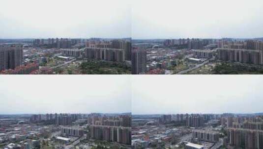广州新塘镇航拍高清在线视频素材下载