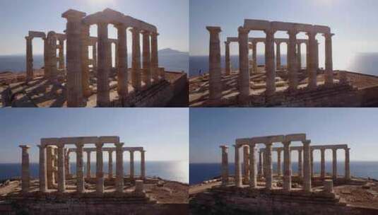 古希腊遗址高清在线视频素材下载