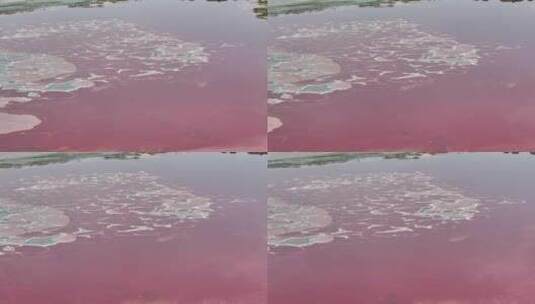 航拍中卫沙漠黄河腾格里沙漠穿越五湖乌兰湖高清在线视频素材下载