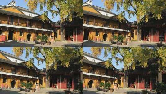 典雅苏州定慧寺古建筑高清在线视频素材下载