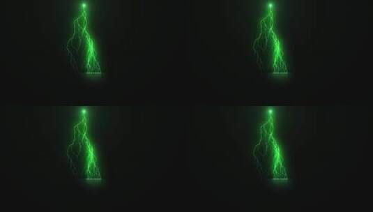 雷电闪电霹雳雷光特效4KAE工程高清AE视频素材下载