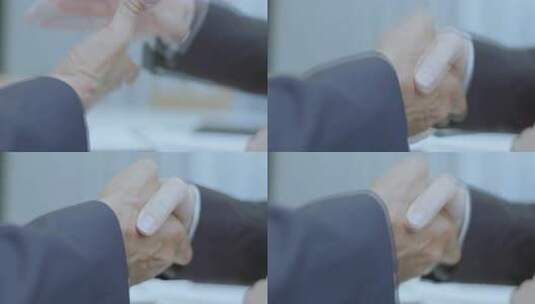 商务签约 合作握手高清在线视频素材下载