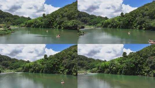 航拍海南五指山景区高清在线视频素材下载