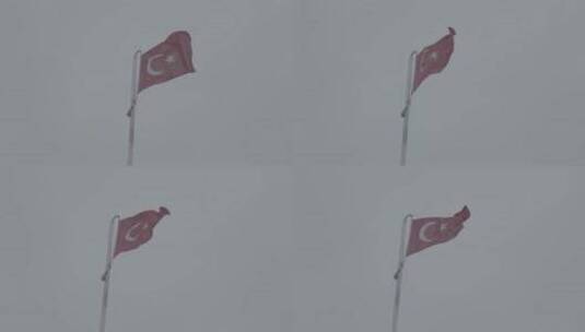 土耳其国旗高清在线视频素材下载