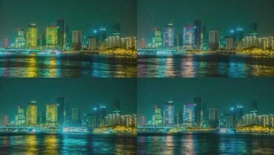 8k延时广州夜景珠江素材高清在线视频素材下载
