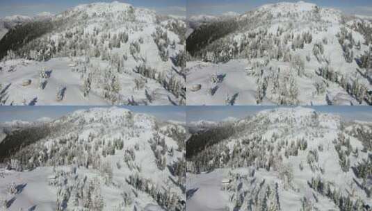 雪山全景高清在线视频素材下载