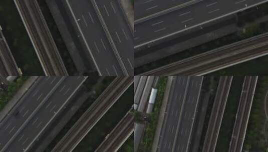 陆续解封中的上海高架路高清在线视频素材下载