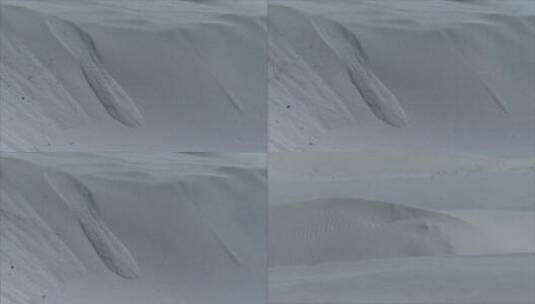 宁夏沙漠 沙地形成的沙窝 组镜高清在线视频素材下载