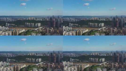 重庆城市阔景航拍素材4高清在线视频素材下载