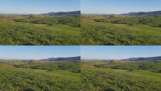 托斯卡纳的绿色丘陵高清在线视频素材下载