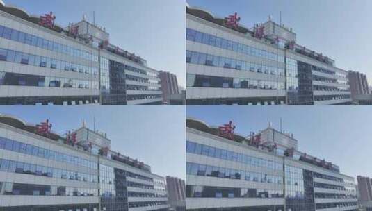 武汉大学人民医院特写环绕镜头高清在线视频素材下载