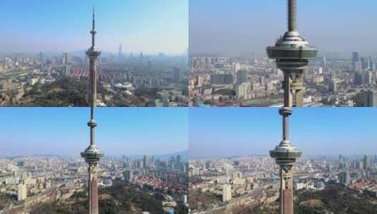 南京地标江苏卫视电视塔高清在线视频素材下载