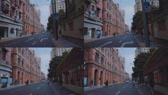 上海浦西北京东路街景高清在线视频素材下载