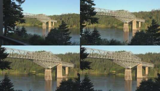 放大拍摄的桥梁景观高清在线视频素材下载
