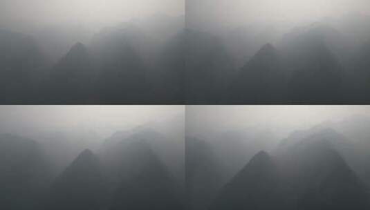 秦岭山川地貌环境自然风光4K航拍3高清在线视频素材下载
