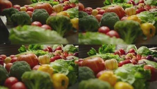 丰富的蔬菜高清在线视频素材下载