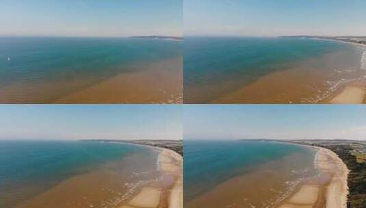 海滩航拍视频高清在线视频素材下载