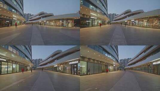 北京市朝阳区望京SOHO实拍4K夜景视频素材高清在线视频素材下载